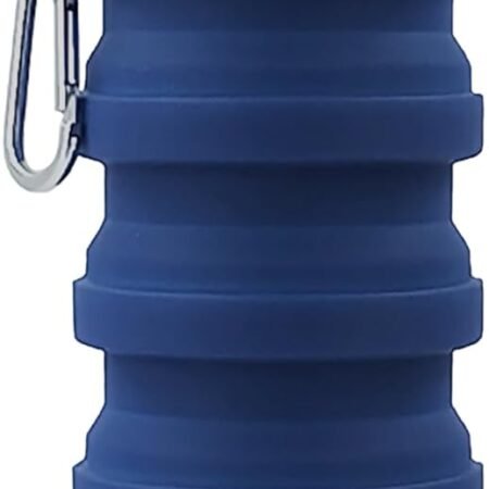 Collapsible Water Bottles Travel water bottle Sports Portable Sport Water Bottle Reusable Water Bottles comes with mountaineering Buckle 500ml silicone Water-proof camping water bottle