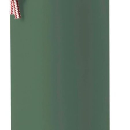 Travel Glass Water Bottle | Lightweight, Leak Proof Flask w/ Protective Sleeve & Stainless Steel Lid | Hot or Cold Drinks for Travel, Office & School for All Ages | Olive, 20 oz / 600 ml