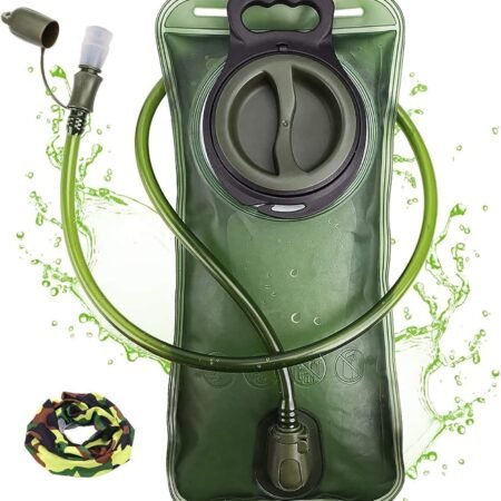 Hydration Bladder, 1.5-2-3L Water Bladder for Hiking Backpack, BPA-Free Leak Proof Water Reservoir Storage Bag, Water Pouch Hydration Pack for Camping Cycling Running